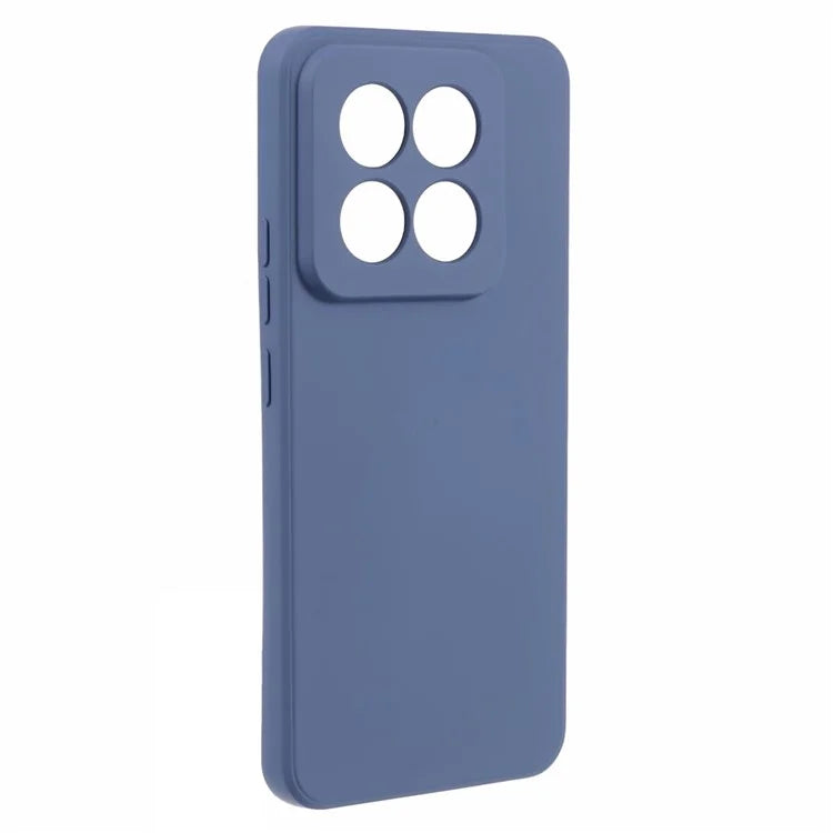 For Xiaomi 14 Pro TPU Case Fiber Lining Rubberized Phone Back Cover