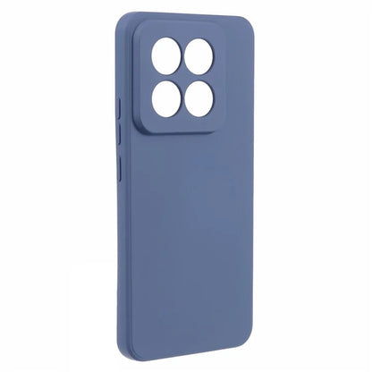 For Xiaomi 14 Pro TPU Case Fiber Lining Rubberized Phone Back Cover