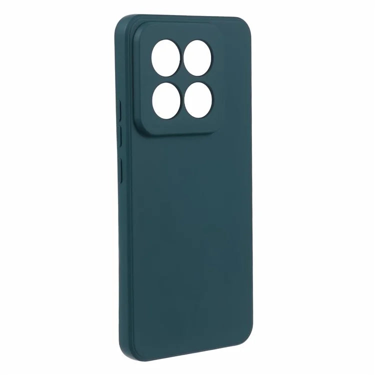 For Xiaomi 14 Pro TPU Case Fiber Lining Rubberized Phone Back Cover