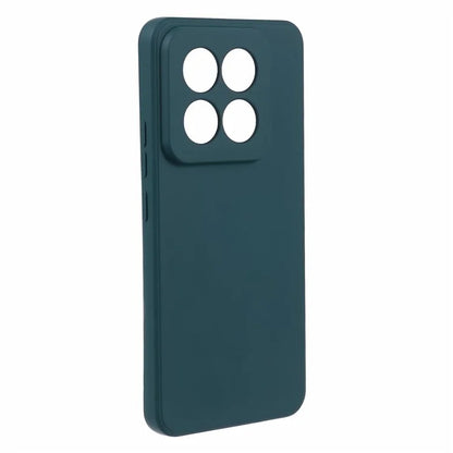 For Xiaomi 14 Pro TPU Case Fiber Lining Rubberized Phone Back Cover