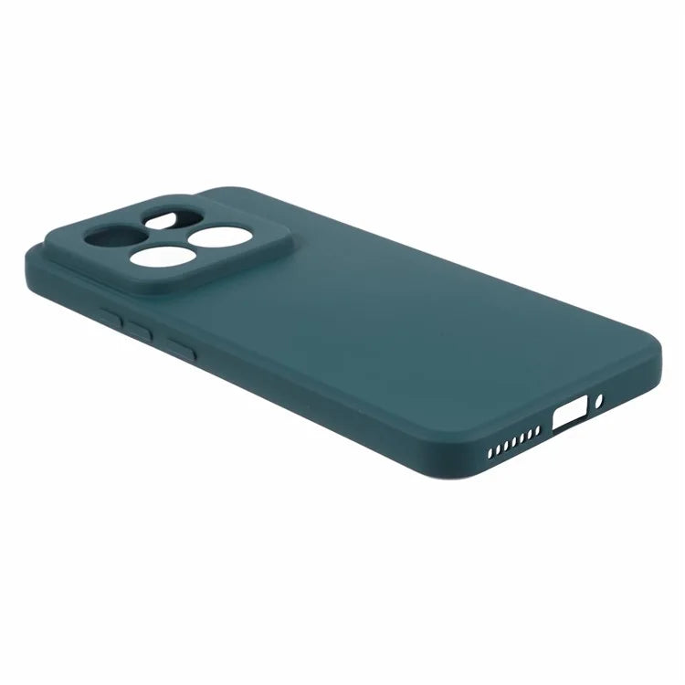 For Xiaomi 14 Pro TPU Case Fiber Lining Rubberized Phone Back Cover