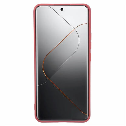 For Xiaomi 14 Pro TPU Case Fiber Lining Rubberized Phone Back Cover