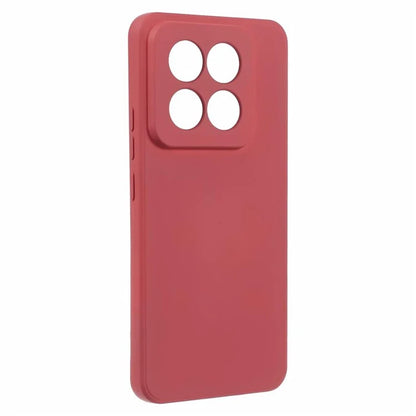For Xiaomi 14 Pro TPU Case Fiber Lining Rubberized Phone Back Cover