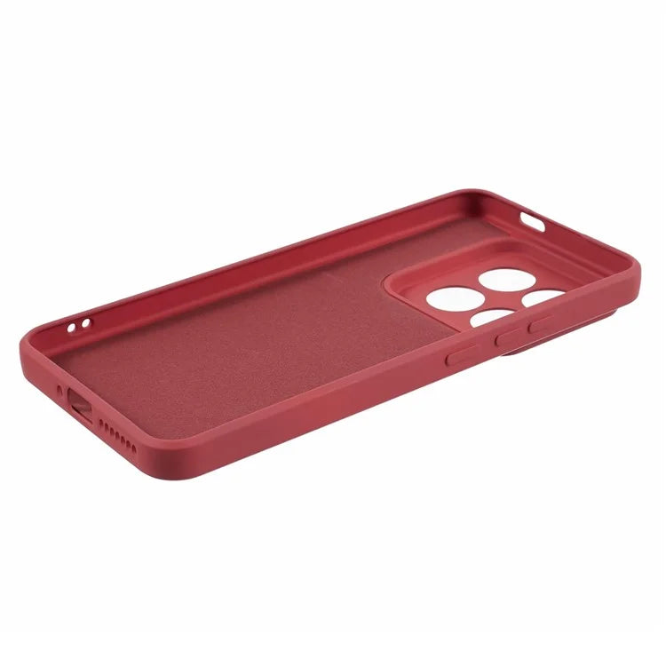 For Xiaomi 14 Pro TPU Case Fiber Lining Rubberized Phone Back Cover