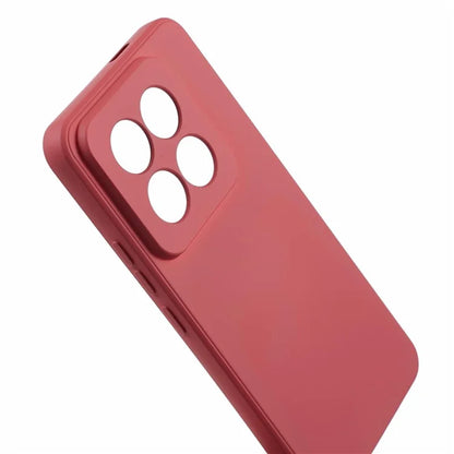 For Xiaomi 14 Pro TPU Case Fiber Lining Rubberized Phone Back Cover