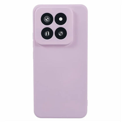 For Xiaomi 14 Pro TPU Case Fiber Lining Rubberized Phone Back Cover