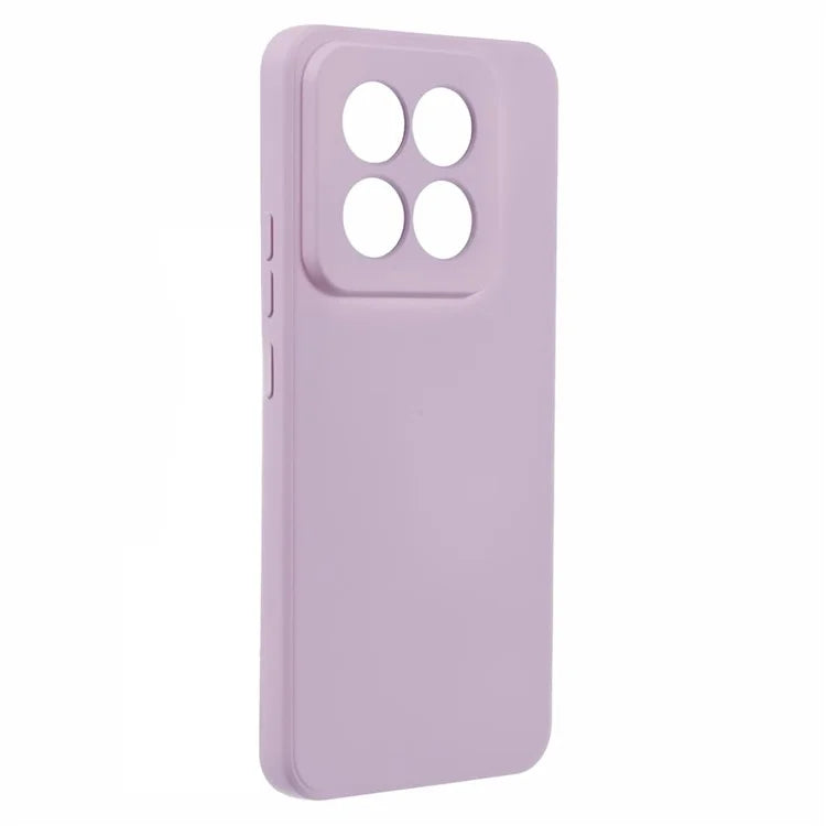 For Xiaomi 14 Pro TPU Case Fiber Lining Rubberized Phone Back Cover