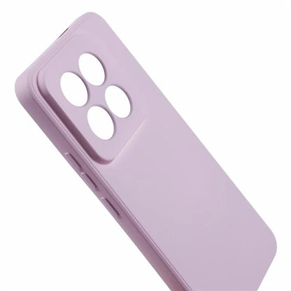 For Xiaomi 14 Pro TPU Case Fiber Lining Rubberized Phone Back Cover