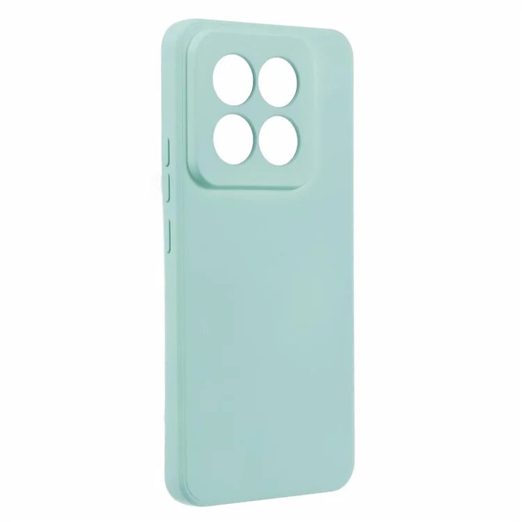 For Xiaomi 14 Pro TPU Case Fiber Lining Rubberized Phone Back Cover