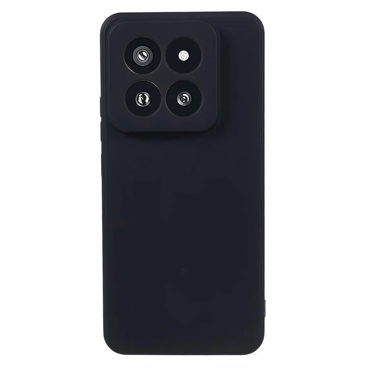 For Xiaomi 14 Pro TPU Case Fiber Lining Rubberized Phone Back Cover