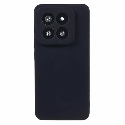 For Xiaomi 14 Pro TPU Case Fiber Lining Rubberized Phone Back Cover