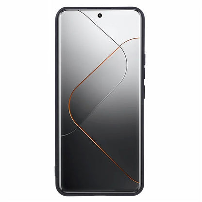 For Xiaomi 14 Pro TPU Case Fiber Lining Rubberized Phone Back Cover
