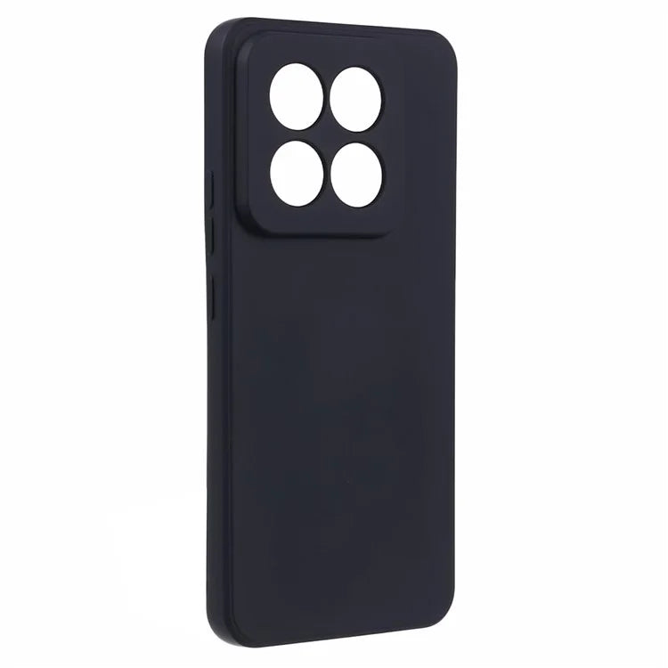 For Xiaomi 14 Pro TPU Case Fiber Lining Rubberized Phone Back Cover