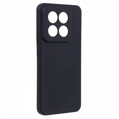 For Xiaomi 14 Pro TPU Case Fiber Lining Rubberized Phone Back Cover