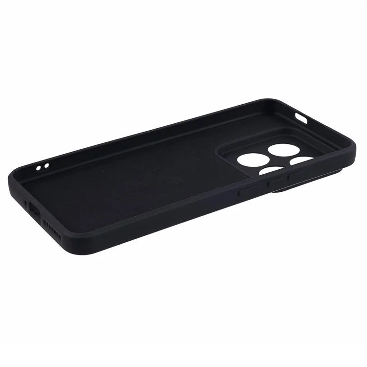 For Xiaomi 14 Pro TPU Case Fiber Lining Rubberized Phone Back Cover