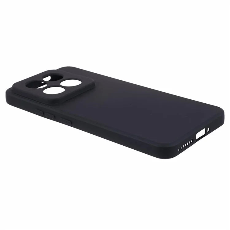 For Xiaomi 14 Pro TPU Case Fiber Lining Rubberized Phone Back Cover