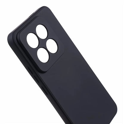 For Xiaomi 14 Pro TPU Case Fiber Lining Rubberized Phone Back Cover