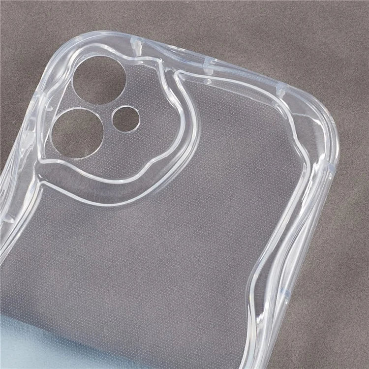 YX Series For Samsung Galaxy A05 4G Case Wave Shape Precise Cutout Mobile Phone Shell