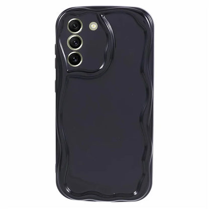 YX Series For Samsung Galaxy S21 FE 5G Case Wave Design Soft TPU Phone Cover (Precise Cutout)