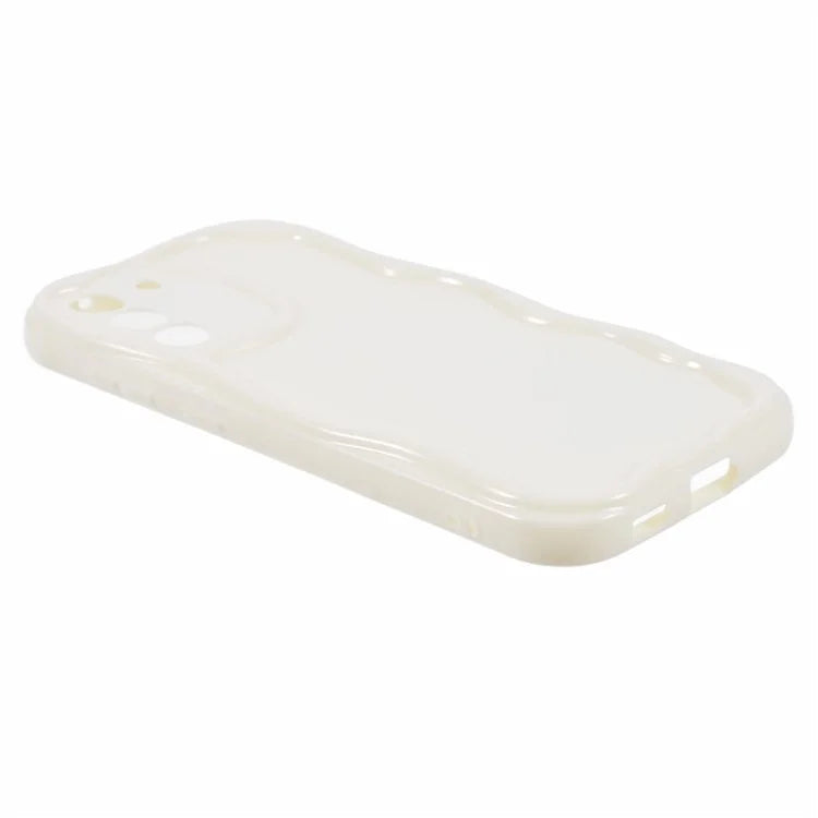 YX Series For Samsung Galaxy S21 FE 5G Case Wave Design Soft TPU Phone Cover (Precise Cutout)