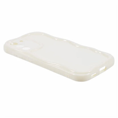 YX Series For Samsung Galaxy S21 FE 5G Case Wave Design Soft TPU Phone Cover (Precise Cutout)