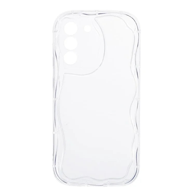 YX Series For Samsung Galaxy S21 FE 5G Case Wave Design Soft TPU Phone Cover (Precise Cutout)