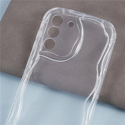 YX Series For Samsung Galaxy S21 FE 5G Case Wave Design Soft TPU Phone Cover (Precise Cutout)