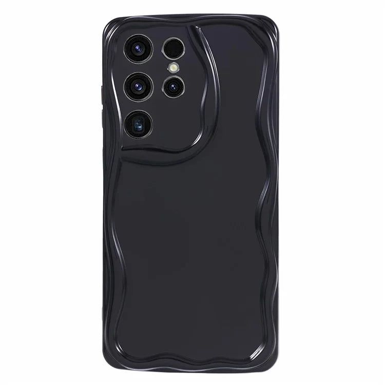 YX Series For Samsung Galaxy S23 Ultra Case Slim-Fit Wave Shape Phone Back Shell  (Precise Cutout)