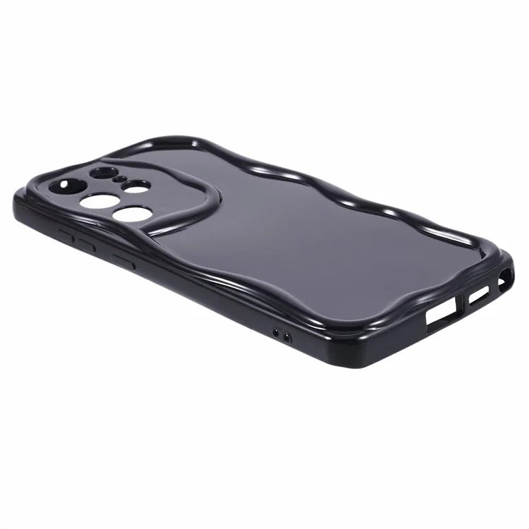 YX Series For Samsung Galaxy S23 Ultra Case Slim-Fit Wave Shape Phone Back Shell  (Precise Cutout)