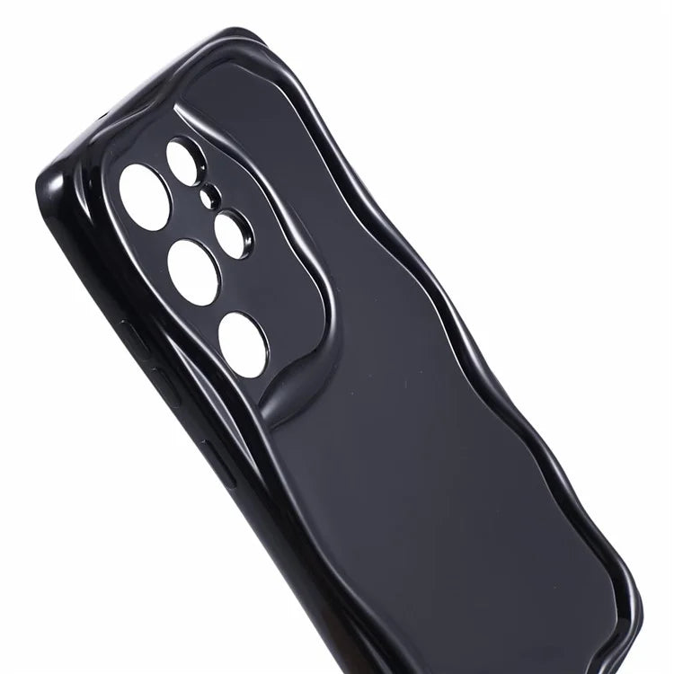 YX Series For Samsung Galaxy S23 Ultra Case Slim-Fit Wave Shape Phone Back Shell  (Precise Cutout)