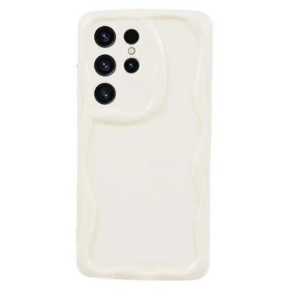 YX Series For Samsung Galaxy S23 Ultra Case Slim-Fit Wave Shape Phone Back Shell  (Precise Cutout)