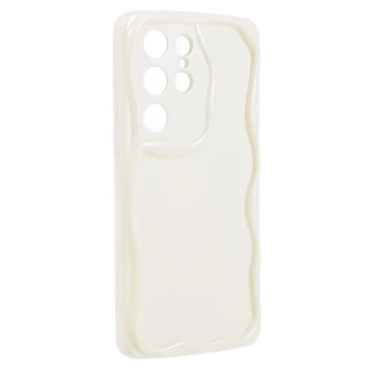 YX Series For Samsung Galaxy S23 Ultra Case Slim-Fit Wave Shape Phone Back Shell  (Precise Cutout)