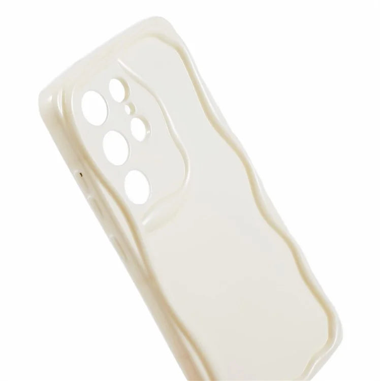 YX Series For Samsung Galaxy S23 Ultra Case Slim-Fit Wave Shape Phone Back Shell  (Precise Cutout)