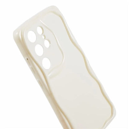 YX Series For Samsung Galaxy S23 Ultra Case Slim-Fit Wave Shape Phone Back Shell  (Precise Cutout)