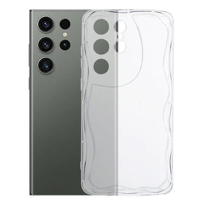 YX Series For Samsung Galaxy S23 Ultra Case Slim-Fit Wave Shape Phone Back Shell  (Precise Cutout)