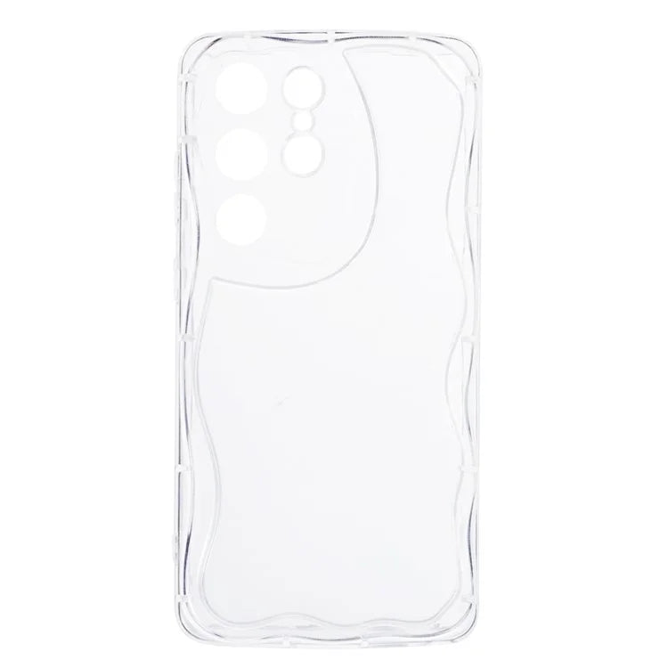 YX Series For Samsung Galaxy S23 Ultra Case Slim-Fit Wave Shape Phone Back Shell  (Precise Cutout)