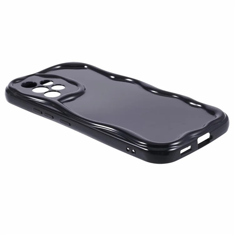YX Series For Samsung Galaxy A13 4G TPU Case Wave Shape Phone Cover (Precise Cutout)