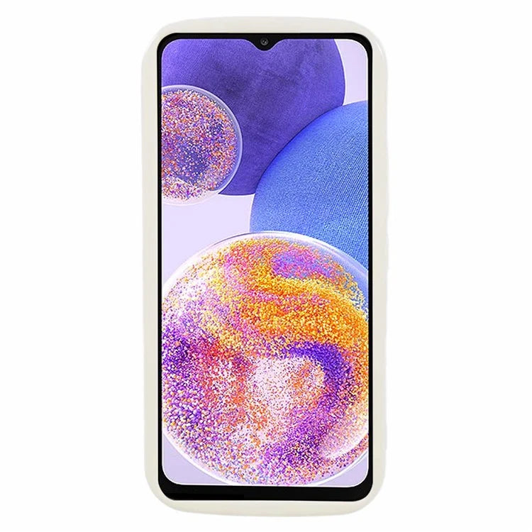 YX Series For Samsung Galaxy A13 4G TPU Case Wave Shape Phone Cover (Precise Cutout)
