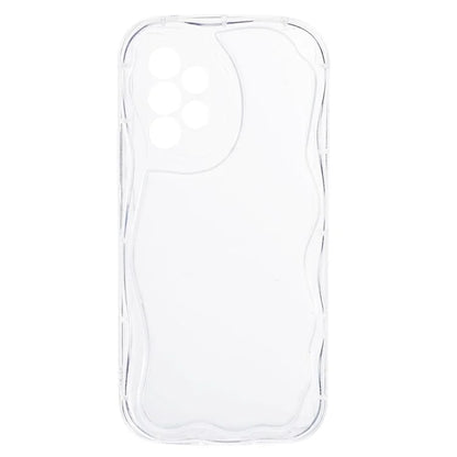 YX Series For Samsung Galaxy A13 4G TPU Case Wave Shape Phone Cover (Precise Cutout)