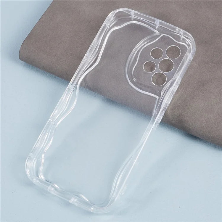 YX Series For Samsung Galaxy A13 4G TPU Case Wave Shape Phone Cover (Precise Cutout)