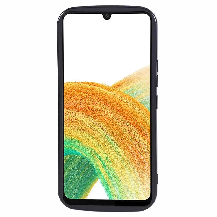 YX Series For Samsung Galaxy A33 5G TPU Case Curly Wave Frame Phone Cover (Precise Cutout)