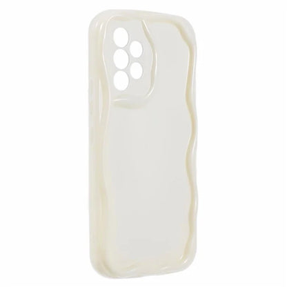 YX Series For Samsung Galaxy A33 5G TPU Case Curly Wave Frame Phone Cover (Precise Cutout)