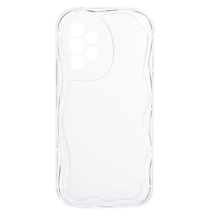 YX Series For Samsung Galaxy A33 5G TPU Case Curly Wave Frame Phone Cover (Precise Cutout)