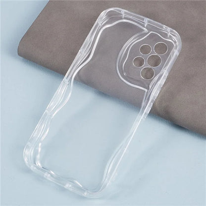 YX Series For Samsung Galaxy A33 5G TPU Case Curly Wave Frame Phone Cover (Precise Cutout)