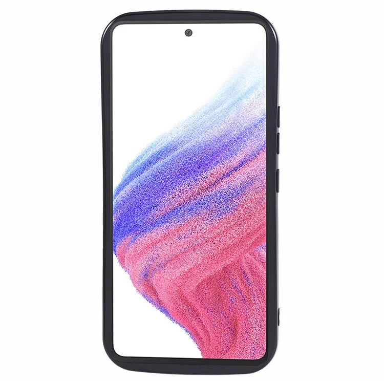 YX Series For Samsung Galaxy A53 5G Phone Case Wave Frame Shape TPU Cover (Precise Cutout)