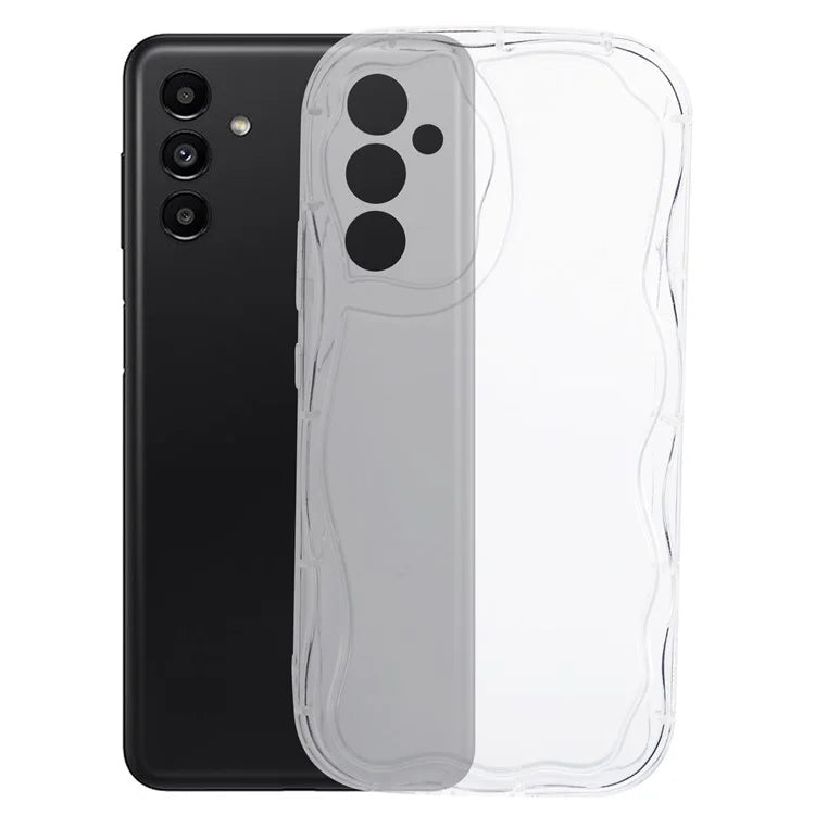 YX Series For Samsung Galaxy A13 5G Phone Case Wave Curly TPU Precise Cutout Back Protector