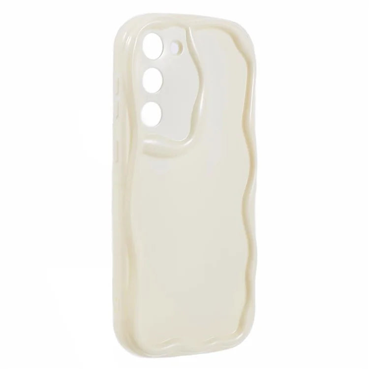YX Series For Samsung Galaxy S21 5G / 4G Case Precise Cutout Wavy Back Phone Cover
