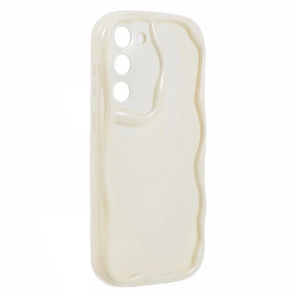 YX Series For Samsung Galaxy S21 5G / 4G Case Precise Cutout Wavy Back Phone Cover