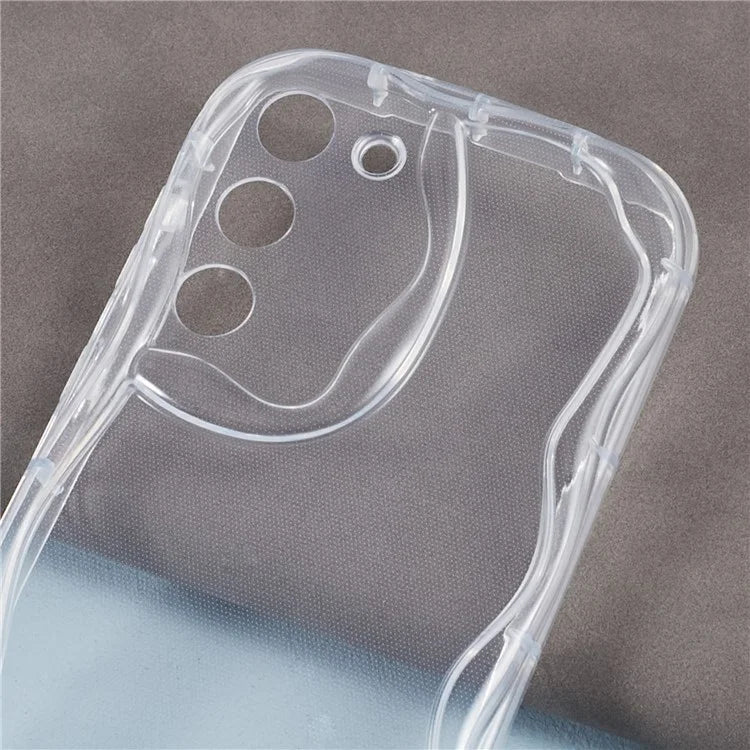 YX Series For Samsung Galaxy S23+ TPU Case Wave Shape Phone Cover (Precise Cutout)
