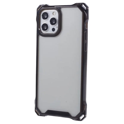 For iPhone 12 Pro Max Clear Phone Case TPU+Acrylic Anti-Scratch Cover